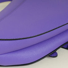 Christian Dior Violet Saddle Medium Bag w/ Strap