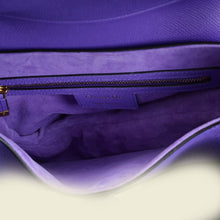 Christian Dior Violet Saddle Medium Bag w/ Strap