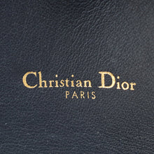 Christian Dior Blue Oblique Saddle Wallet on Chain