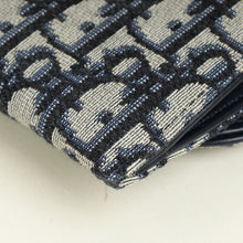 Christian Dior Blue Oblique Saddle Wallet on Chain