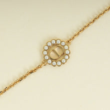 Christian Dior Gold Petit CD Lucky Baroque Bracelet