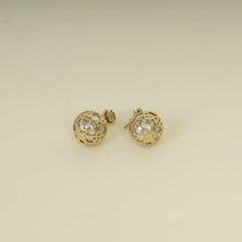 Christian Dior White CD Secret Cannage Mise En Dior Tribal Earrings
