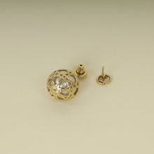 Christian Dior White CD Secret Cannage Mise En Dior Tribal Earrings