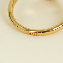 Christian Dior Gold Petit CD Lucky Baroque Ring