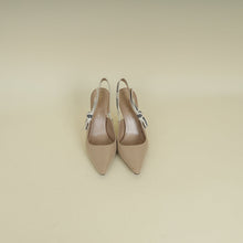 Christian Dior Nude J'adior Technical Fabric Slingback 34.5