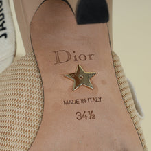 Christian Dior Nude J'adior Technical Fabric Slingback 34.5