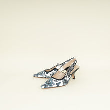 Christian Dior Bicolor TDJ Mexico Embroidered Butterfly J'adior Slingback 38.5