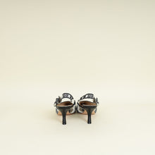 Christian Dior Bicolor TDJ Mexico Embroidered Butterfly J'adior Slingback 38.5
