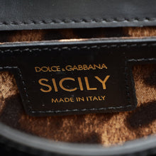 Dolce & Gabbana Black Mini East West Sicily Bag