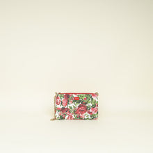 Dolce & Gabbana Tricolor Floral Print Chain Pochette