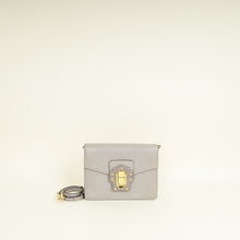 Dolce & Gabbana Grey Iguana Print Lucia Flap Shoulder Bag