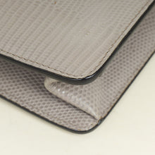 Dolce & Gabbana Grey Iguana Print Lucia Flap Shoulder Bag
