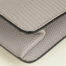 Dolce & Gabbana Grey Iguana Print Lucia Flap Shoulder Bag