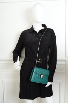 Bvlgari Green Serpenti Shoulder Bag
