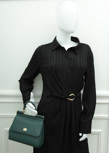 Dolce & Gabbana Dark Green Dauphine Sicily Small Bag