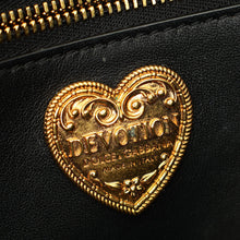 Dolce & Gabbana Black Devotion Quilted Flap Shoulder Bag