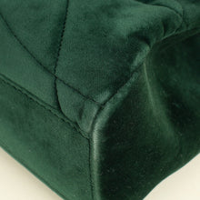 Dolce & Gabbana Emerald Green Devotion Velvet Large Shoulder Bag