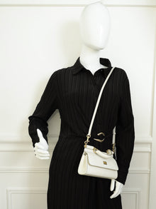Dolce & Gabbana White Mini Sicily Handbag