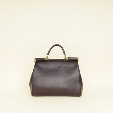 Dolce & Gabbana Burgundy Sicily Dauphine Medium Bag