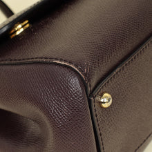 Dolce & Gabbana Burgundy Sicily Dauphine Medium Bag