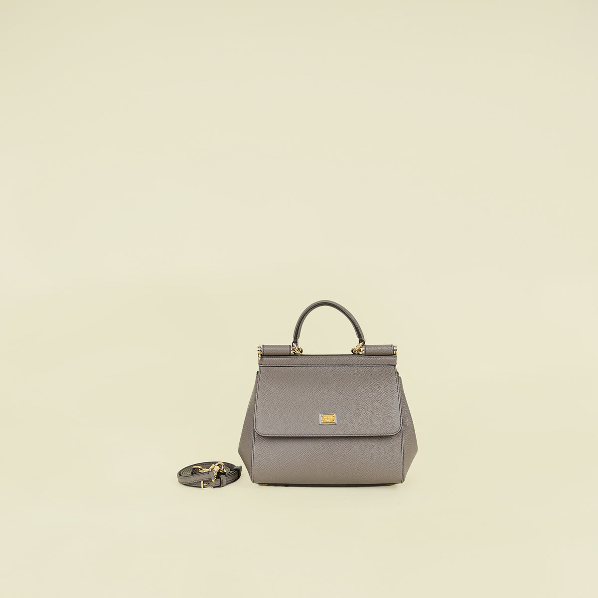 Dolce & Gabbana Grey Dauphine Sicily Small Bag