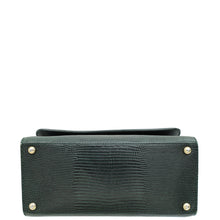 Dolce & Gabbana Green Miss Monica Lizard Print Small Bag