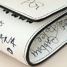 Dolce & Gabbana Bicolor Graffiti Print Crossbody Bag
