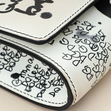 Dolce & Gabbana Bicolor Graffiti Print Crossbody Bag