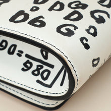 Dolce & Gabbana Bicolor Graffiti Print Crossbody Bag