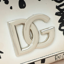 Dolce & Gabbana Bicolor Graffiti Print Crossbody Bag