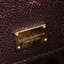 Dolce & Gabbana Burgundy Sicily Dauphine Medium Bag