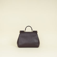 Dolce & Gabbana Burgundy Sicily Dauphine Medium Bag