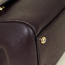 Dolce & Gabbana Burgundy Sicily Dauphine Medium Bag