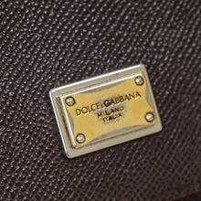 Dolce & Gabbana Burgundy Sicily Dauphine Medium Bag