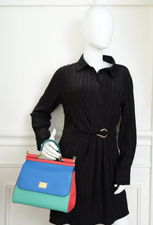 Dolce & Gabbana Tricolor Sicily Medium Bag