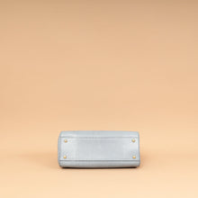 Dolce & Gabbana Light Gray DG Crystal Medium Sicily Bag