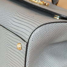 Dolce & Gabbana Light Gray DG Crystal Medium Sicily Bag