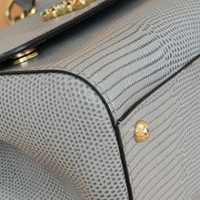 Dolce & Gabbana Light Gray DG Crystal Medium Sicily Bag