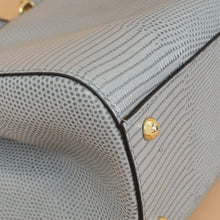 Dolce & Gabbana Light Gray DG Crystal Medium Sicily Bag