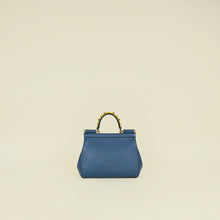 Dolce & Gabbana Blue Studded Handle Sicily Small Bag