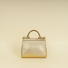 Dolce & Gabbana Metallic Gold Sicily Dauphine Small Bag