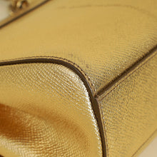 Dolce & Gabbana Metallic Gold Sicily Dauphine Small Bag