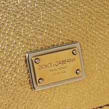 Dolce & Gabbana Metallic Gold Sicily Dauphine Small Bag