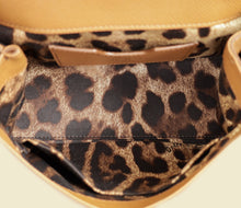 Dolce & Gabbana Brown Sicily Top Handle Bag w/ Scarf