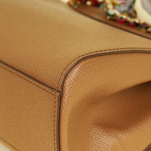 Dolce & Gabbana Brown Sicily Top Handle Bag w/ Scarf