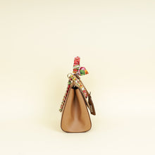 Dolce & Gabbana Brown Sicily Top Handle Bag w/ Scarf
