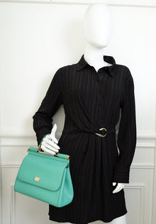 Dolce & Gabbana Dark Mint Sicily Dauphine Medium Bag