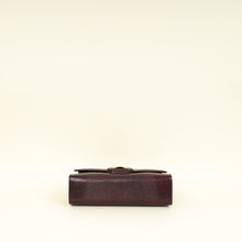 Dolce & Gabbana Burgundy Lizard Embossed Lucia Bag