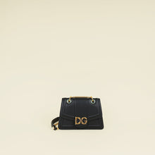 Dolce & Gabbana Black DG Amore Small Flap Chain Bag