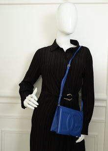 Dolce & Gabbana Royal Blue DG Logo Flap Crossbody Bag